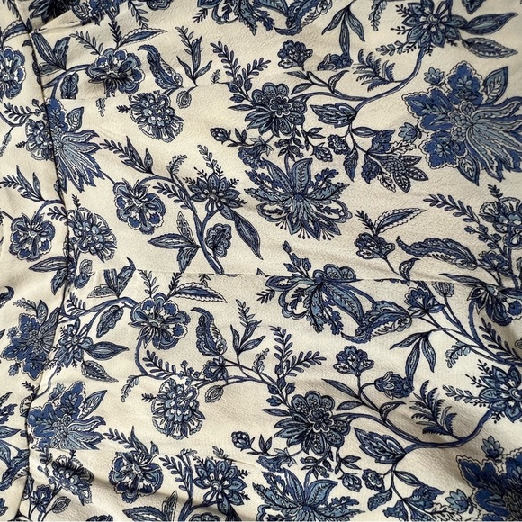 LOFT Trellis Garden Floral Sleeveless Wide Leg Jumpsuit size 0 - Picture 14 of 17